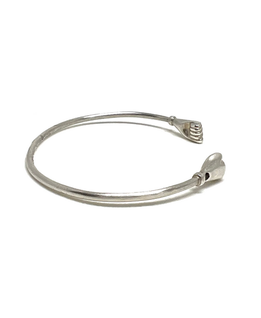 Azabache cuff bracelet