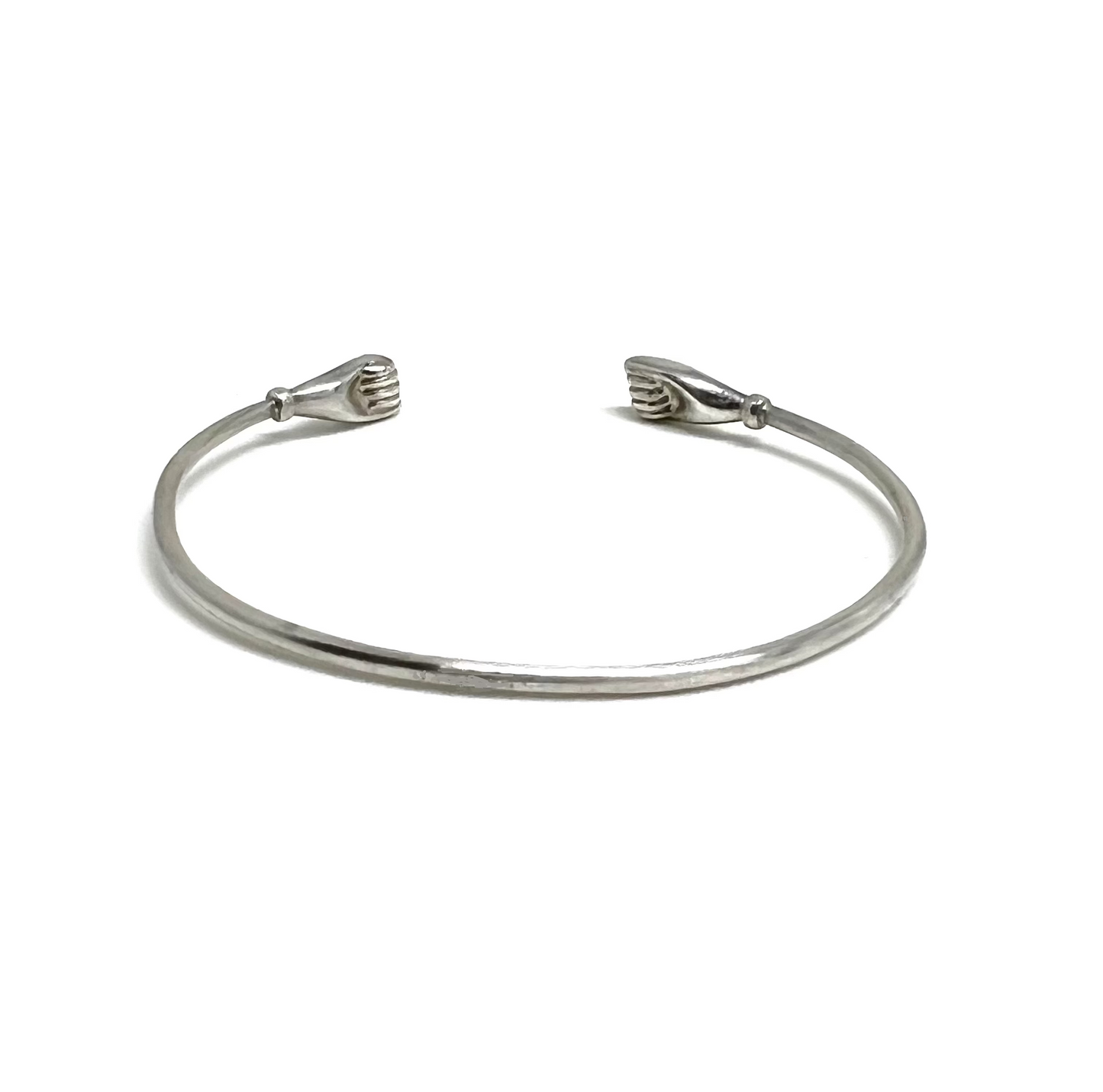 Azabache cuff bracelet